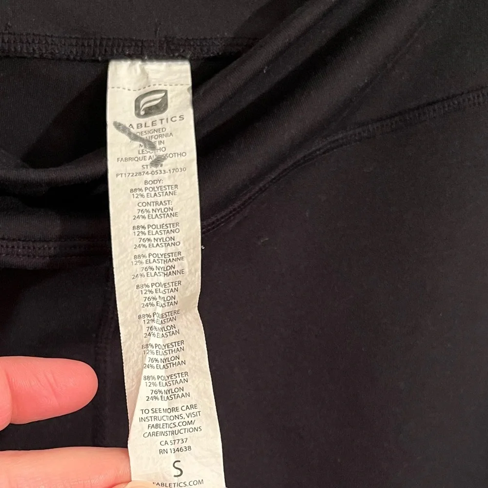 Fabletics provide circumference areas
